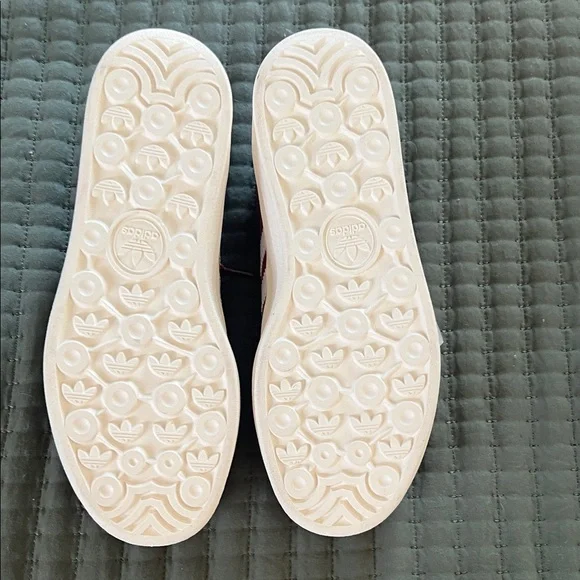 Women’s Adidas Gazelle Maroon Platform Sneakers - Picture 5 of 5